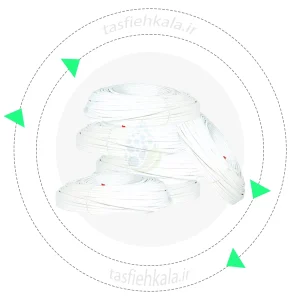 رول شلنگ تصفیه آب نیمه صنعتی 3.8 اینچ رول های شلنگ تصفیه آب نیمه صنعتی 3.8 اینچ