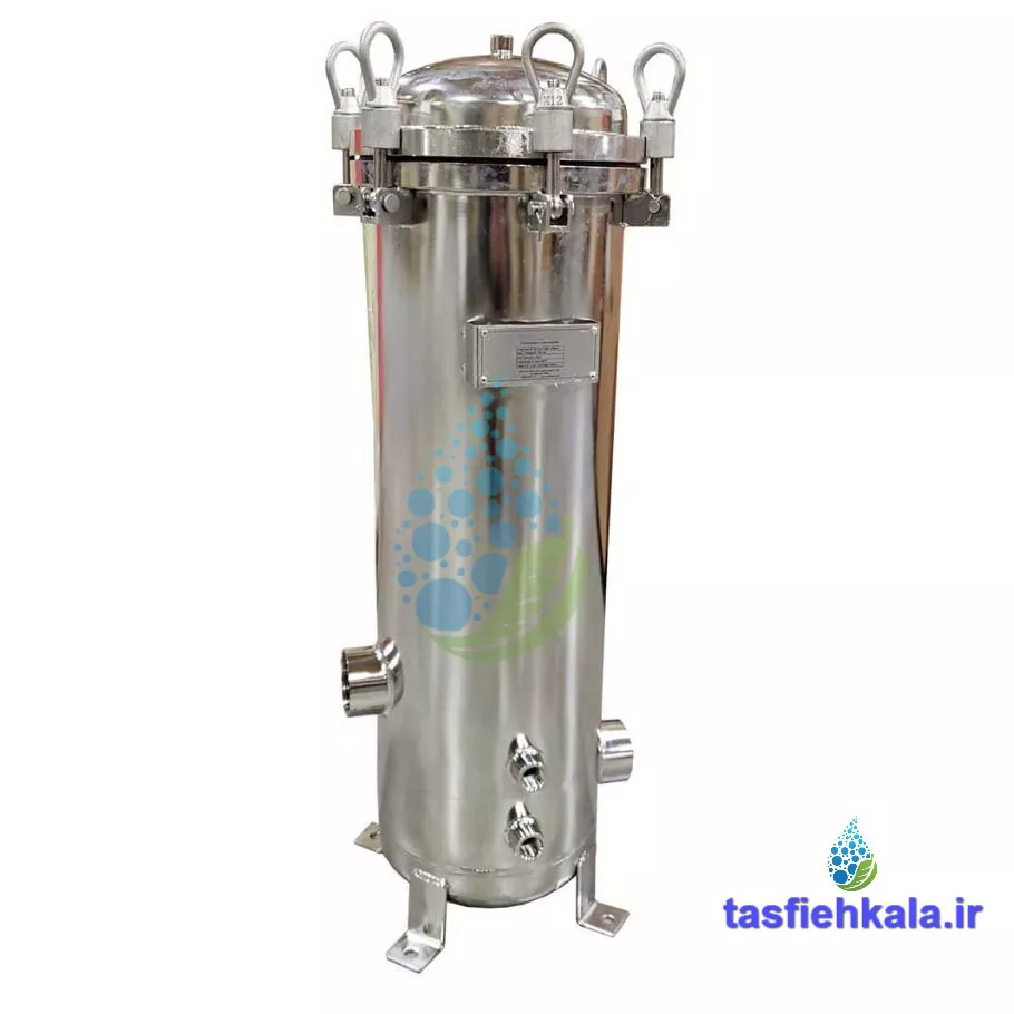 Housing-Steel-Filter- QLS-1640-304-2 هوزینگ استیل 40 اینچ 16 المانه AMI مدل QLS-1640-304