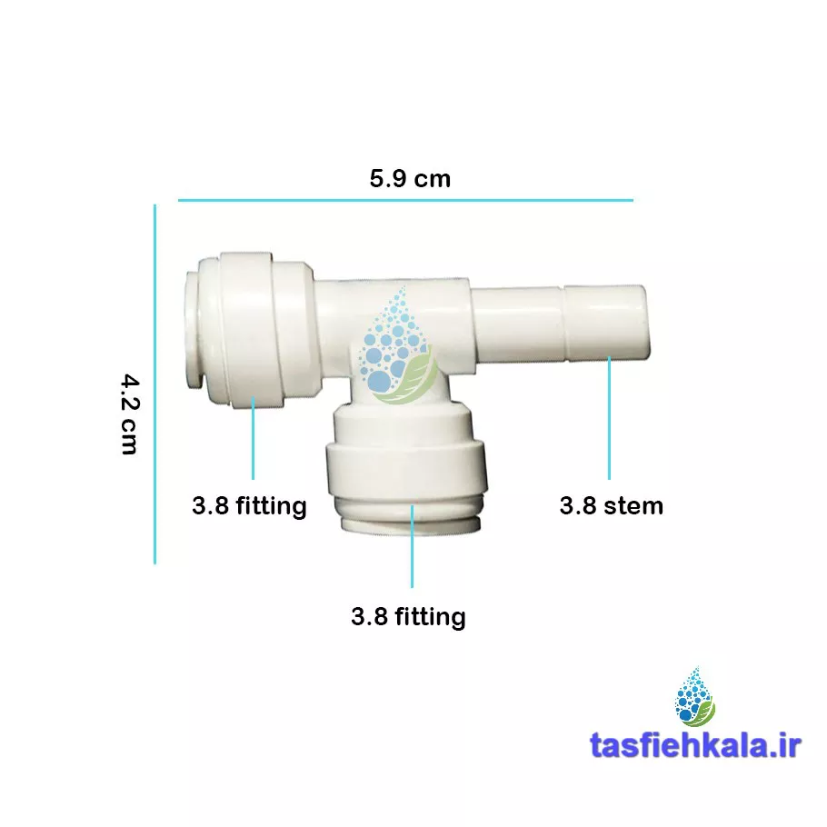 سه راه یک سر میله از کنار نیمه صنعتی