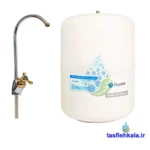 مخزن تانک پک و شیر ستاره ای استیل همراه دستگاه تصفیه آب سافت واتر (Soft Water) تایوانی 6 مرحله