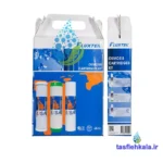 جعبه پک 3 عددی فیلتر تصفیه آب فلاکستک FLUXTEK
