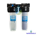 رسوب گیر کولر آبی با فیلتر الیاف و پلی فسفات 10 اینچ
